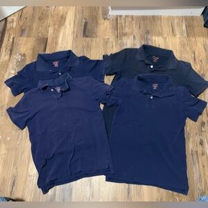 Cat & Jack uniform shirts, 4 shirts Navy size L (12-14)